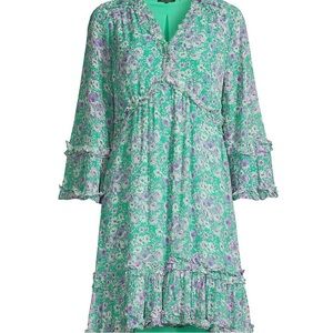 Kobi Halperin-The Everly Dress,in “Ivory/Mauve Multi”, Size Small, NWT from Saks